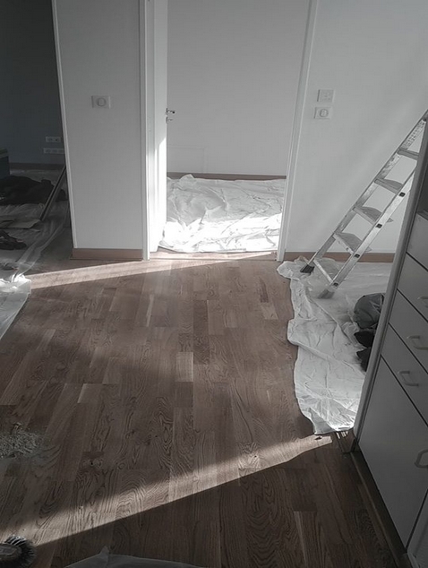 Intérieur en parquet